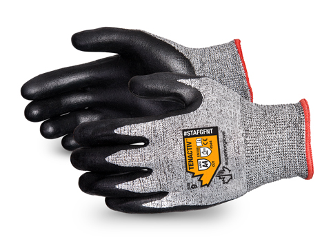#STAFGFNT - Superior Glove® TenActiv™ Composite Filament Fiber Cut Resistant Knit Work Glove with Foam Nitrile Palms